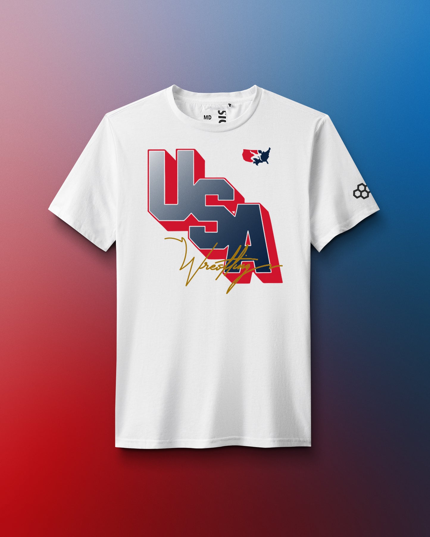 USA Wrestling Block Elite Super Soft T-Shirt