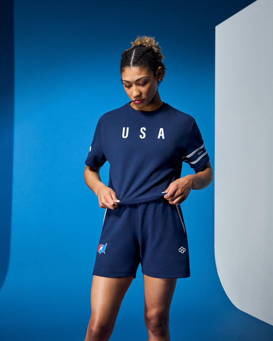 USA Wrestling Chronicle Women's Elite Crop T-Shirt