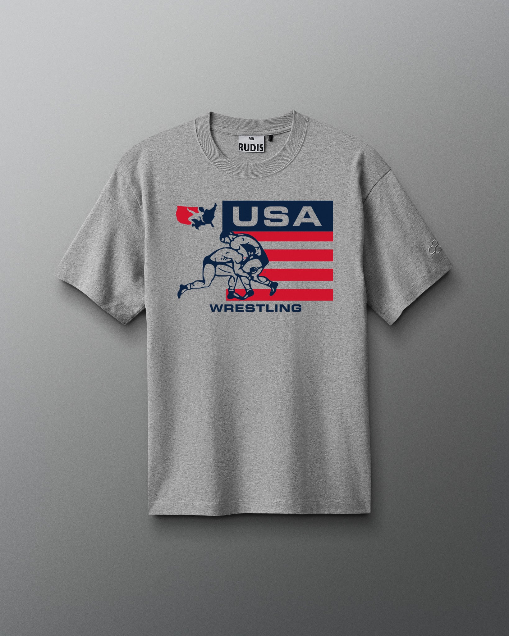 Classic USA Wrestling Heavyweight T-Shirt - Official Gear