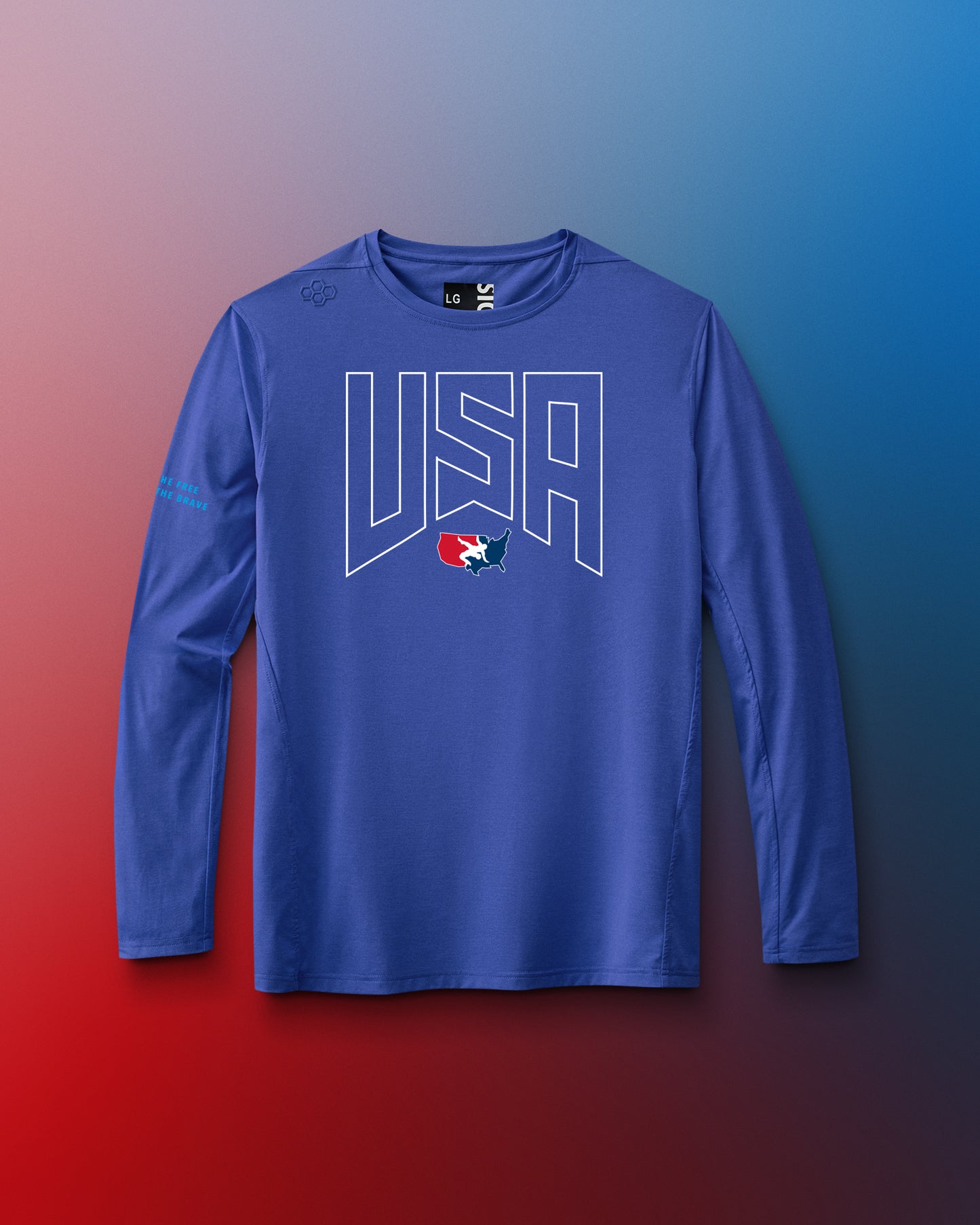 T-shirt USAW USA Performance à manches longues