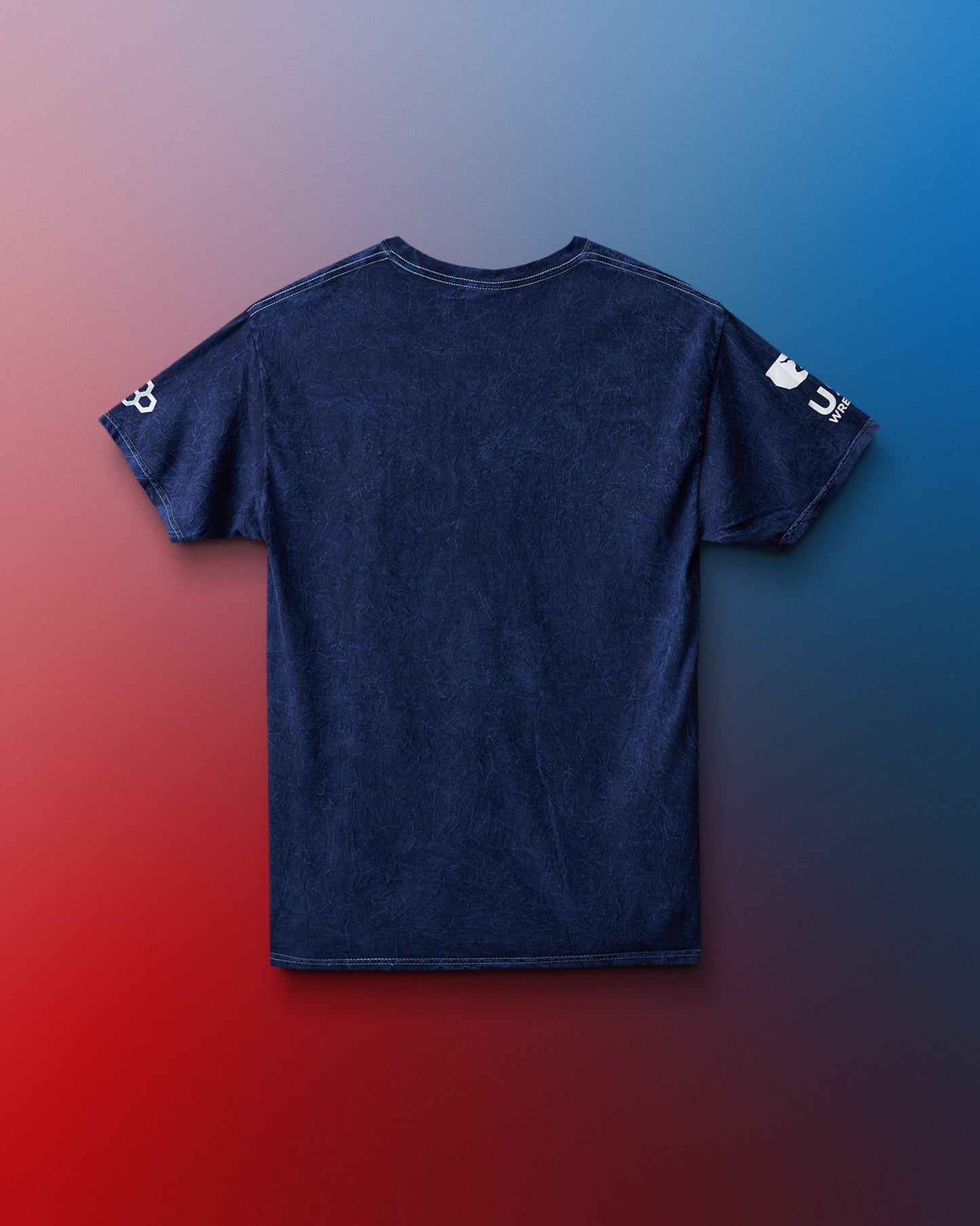 USA Wrestling Logo Acid Wash Heavyweight T-Shirt