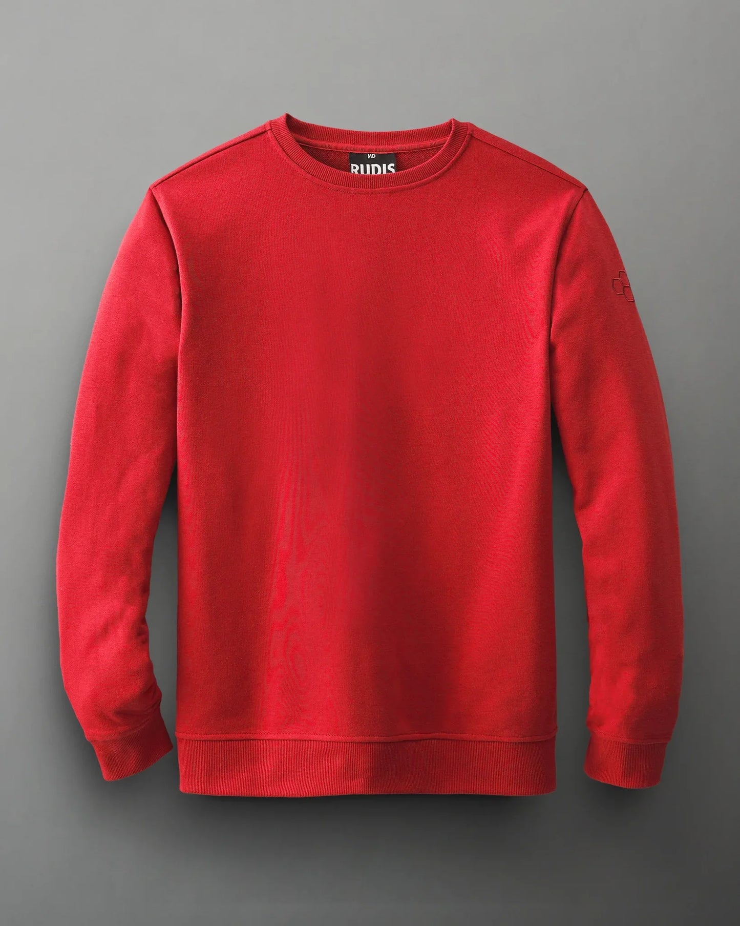 T-shirt à col ras du cou pour jeunes Rudis Elite Terry - Rouge