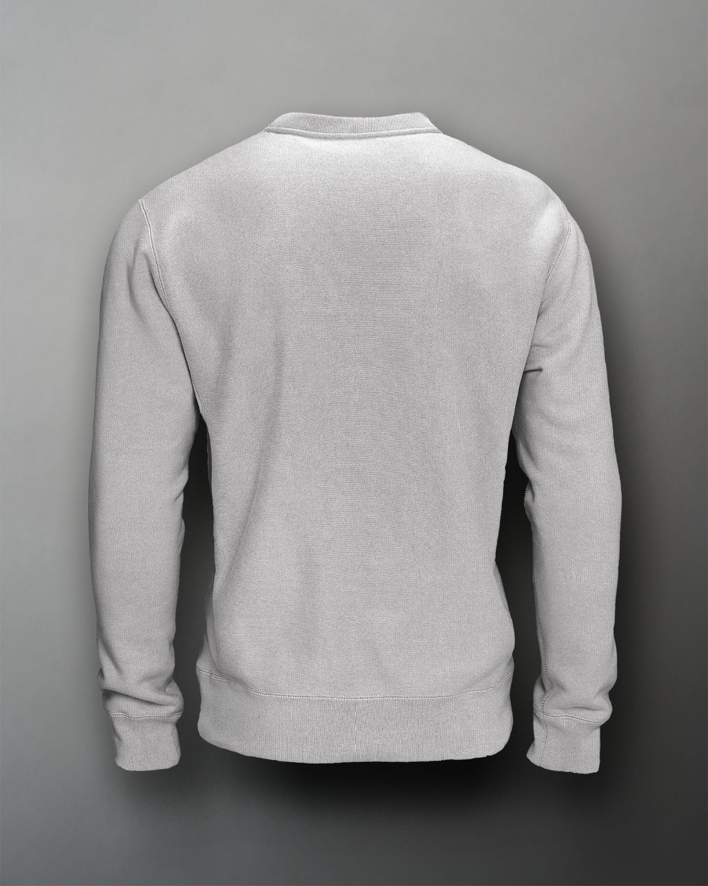 Pull ras du cou Tradition - Gris chiné