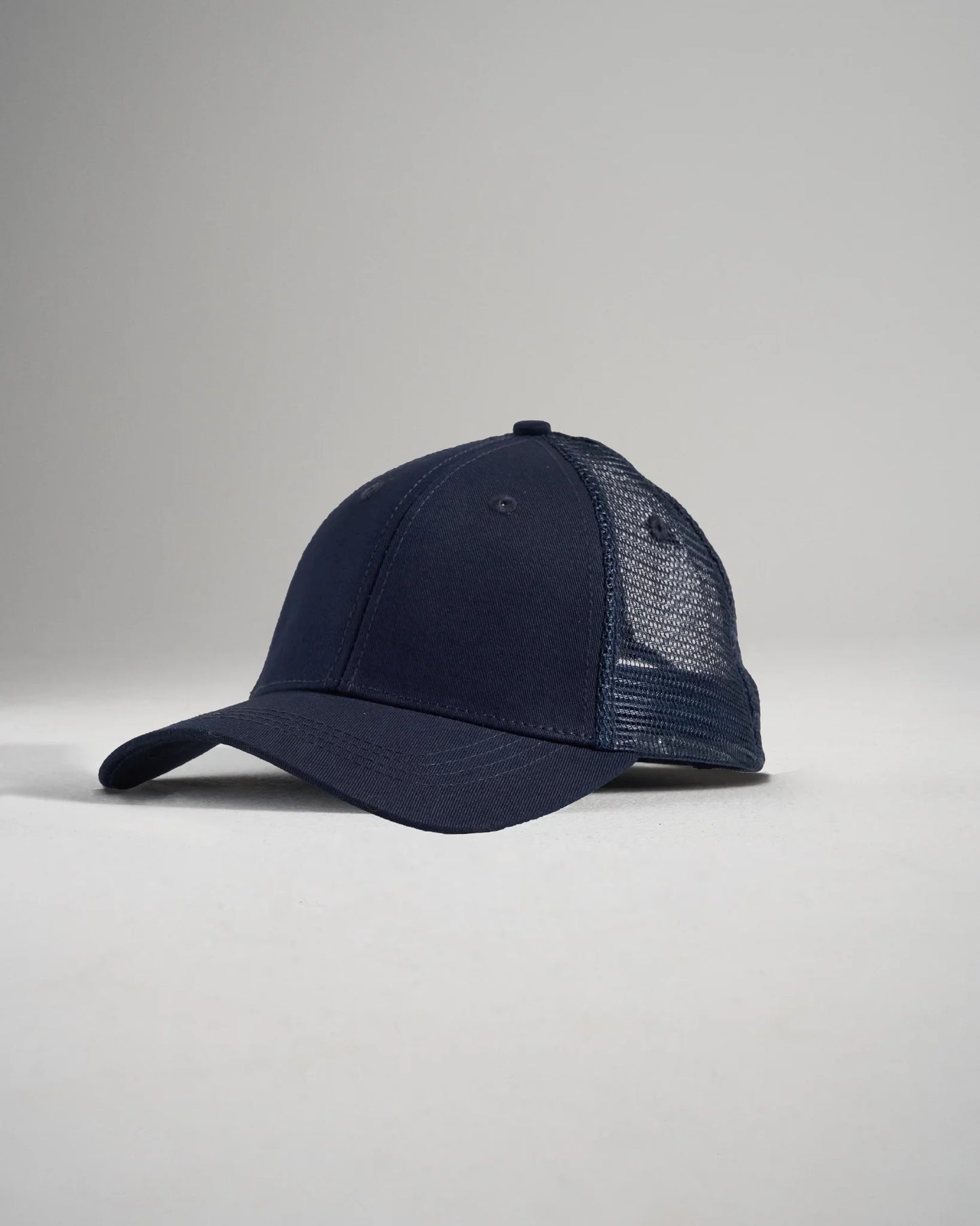 Casquette de camionneur de lutte brodée RUDIS - Bleu marine