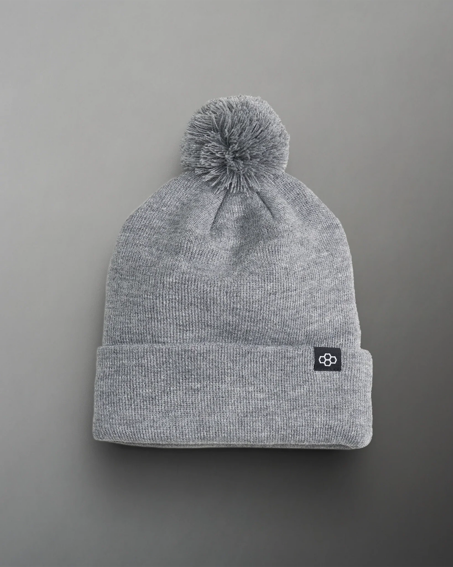 Bonnet à rabat Team Pom - Gris
