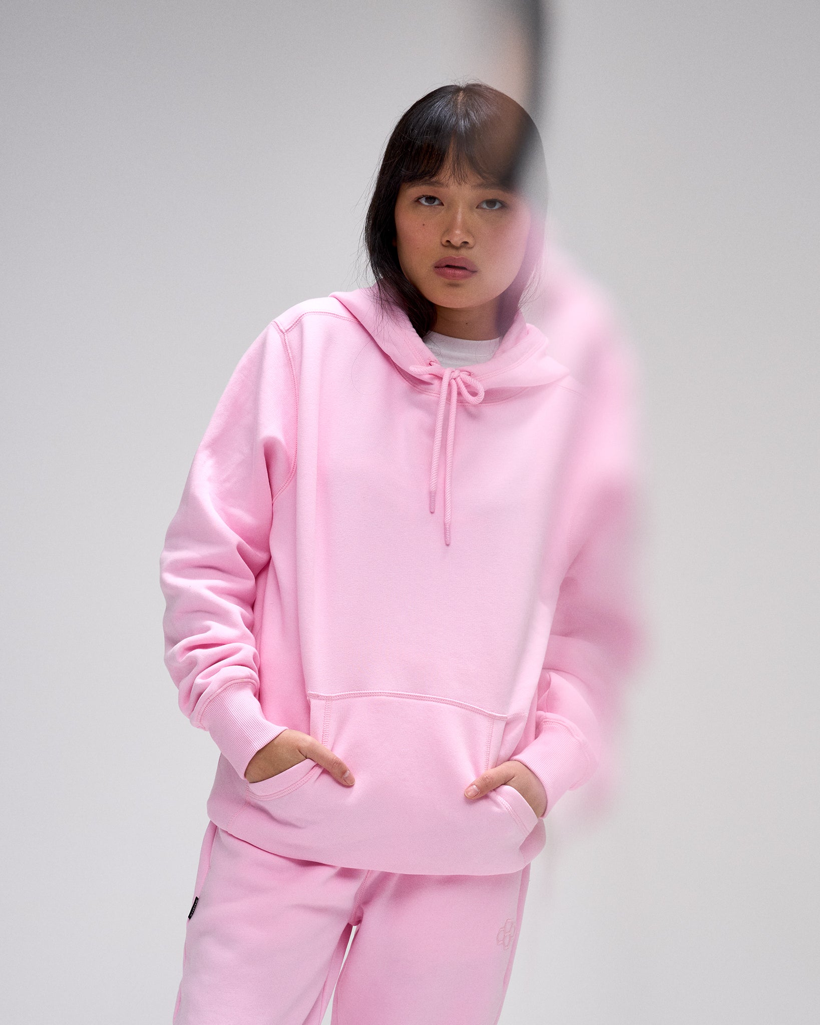 Comfort Fleece Hoodie - Light Pink | RUDIS