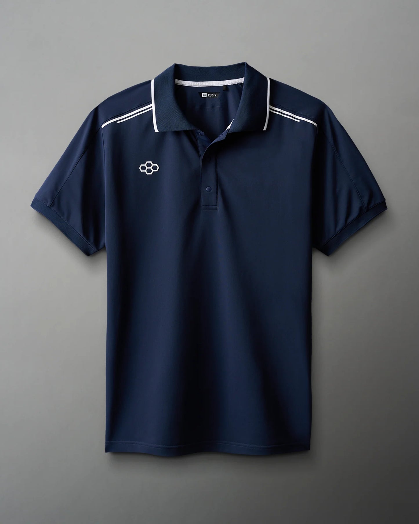 RUDIS Chronicle Elite Snap Polo - Navy