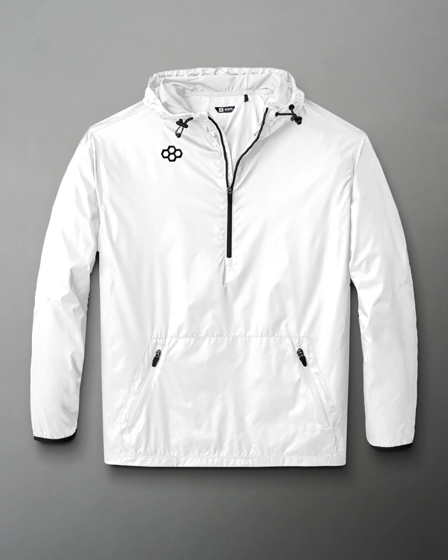 RUDIS Air 1/4 Zip Windbreaker - White
