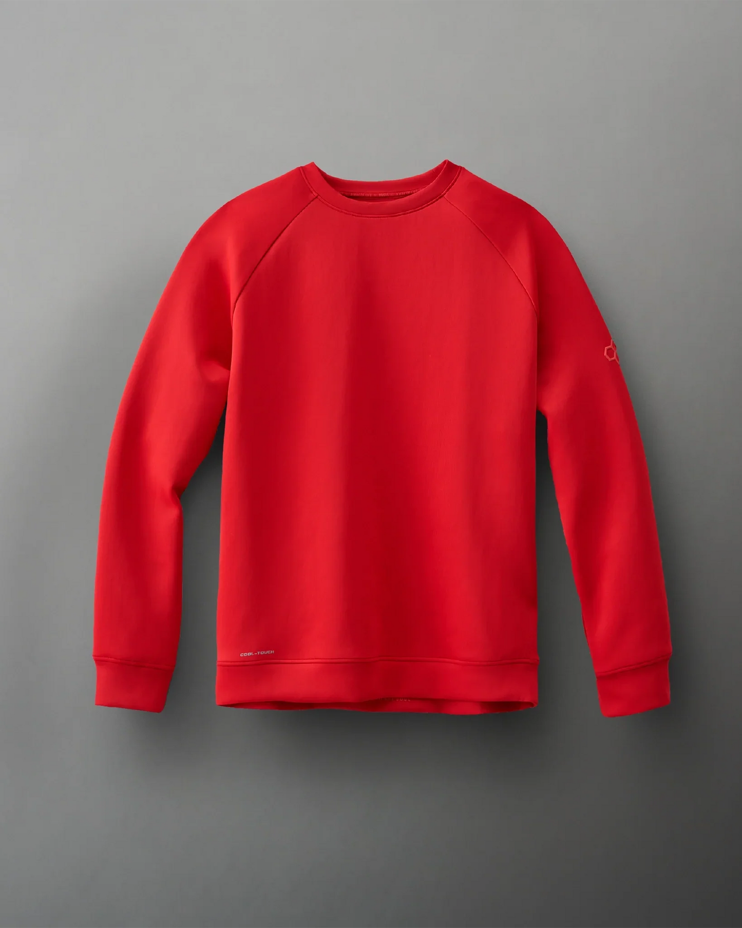 Pull ras du cou pour jeunes RUDIS COOL-FEEL - Rouge