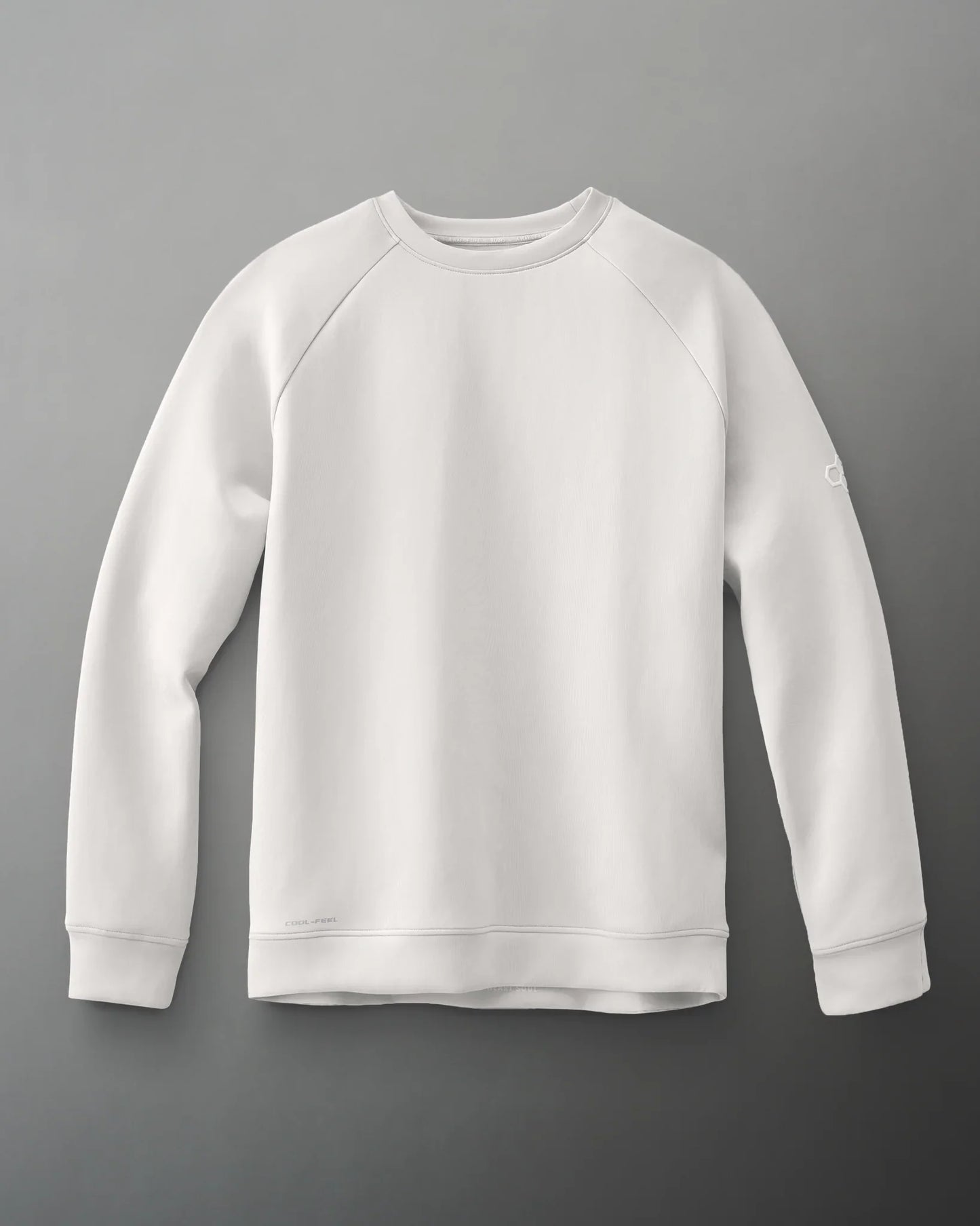 Pull ras du cou RUDIS COOL-FEEL - Gris lunaire