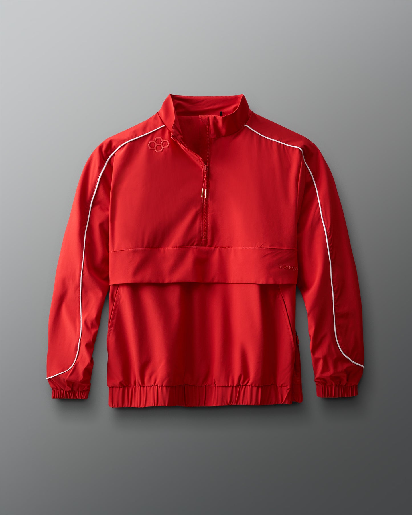 RUDIS 1/4 Zip Windbreaker - Red