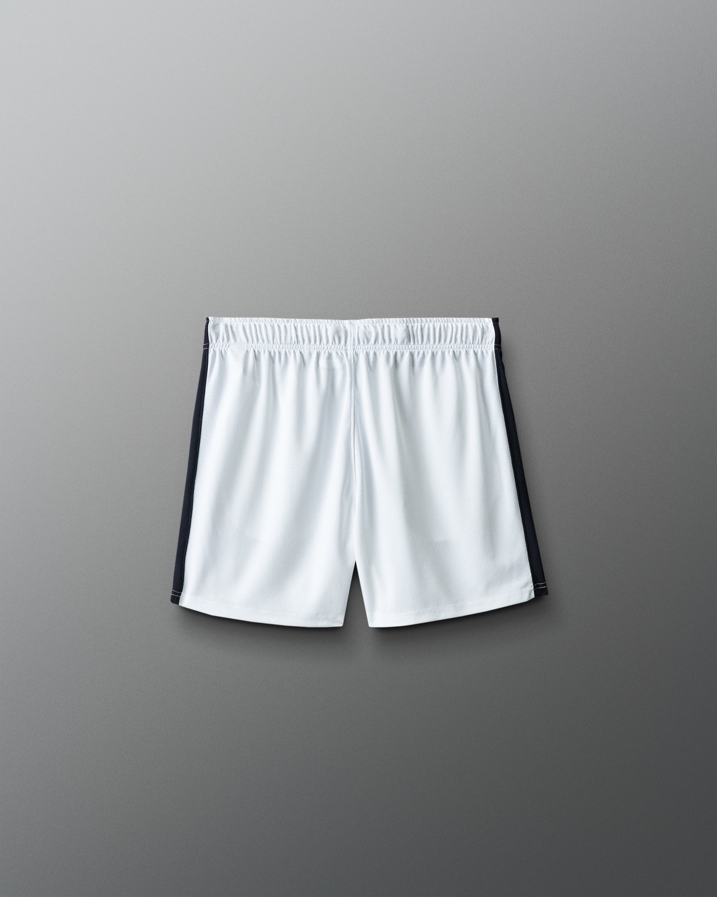 White shorts on a gray background