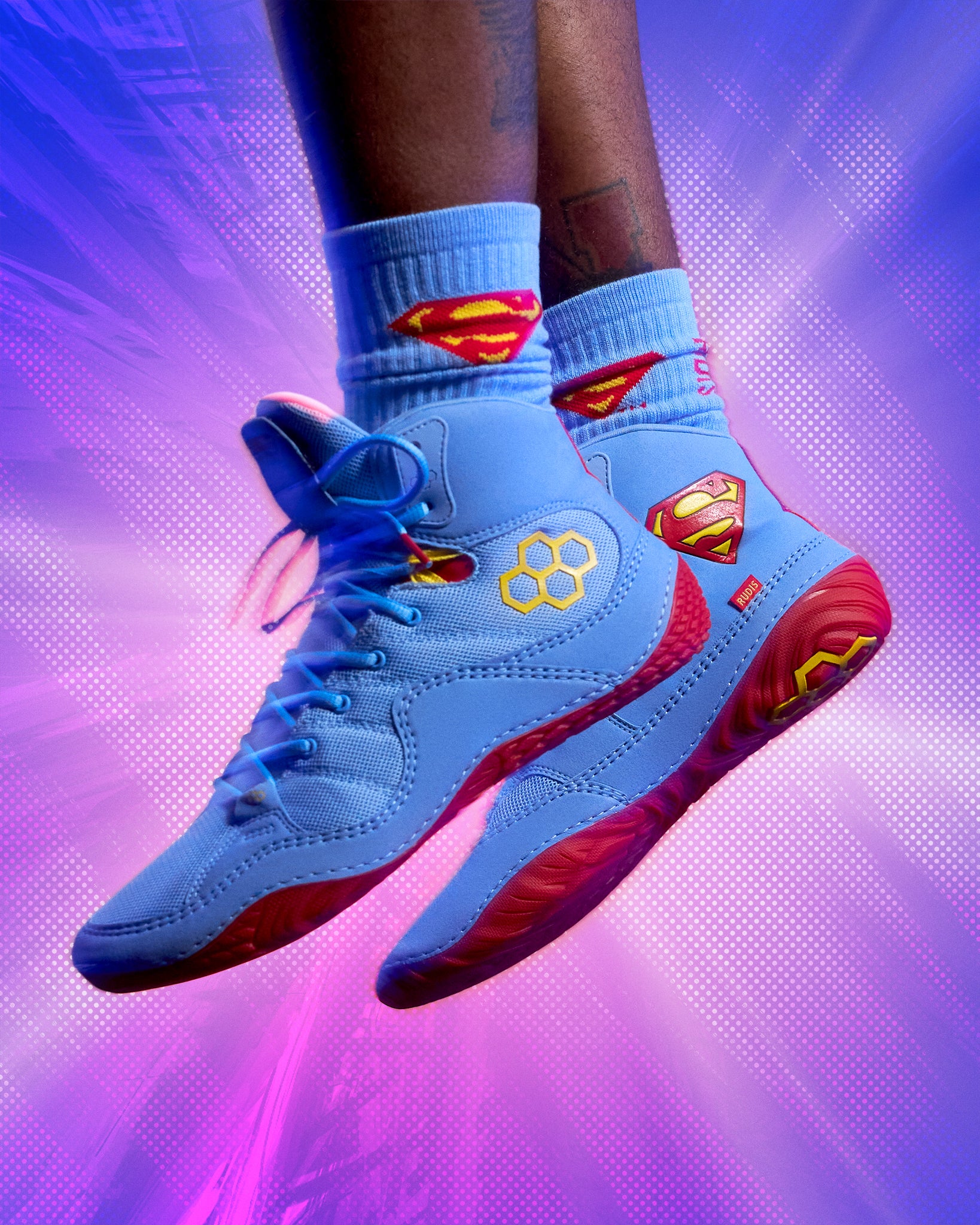 ウエイトトレーニング  x superman compression Superman X RUDIS JB1 Adult Wrestling Shoes | RUDIS