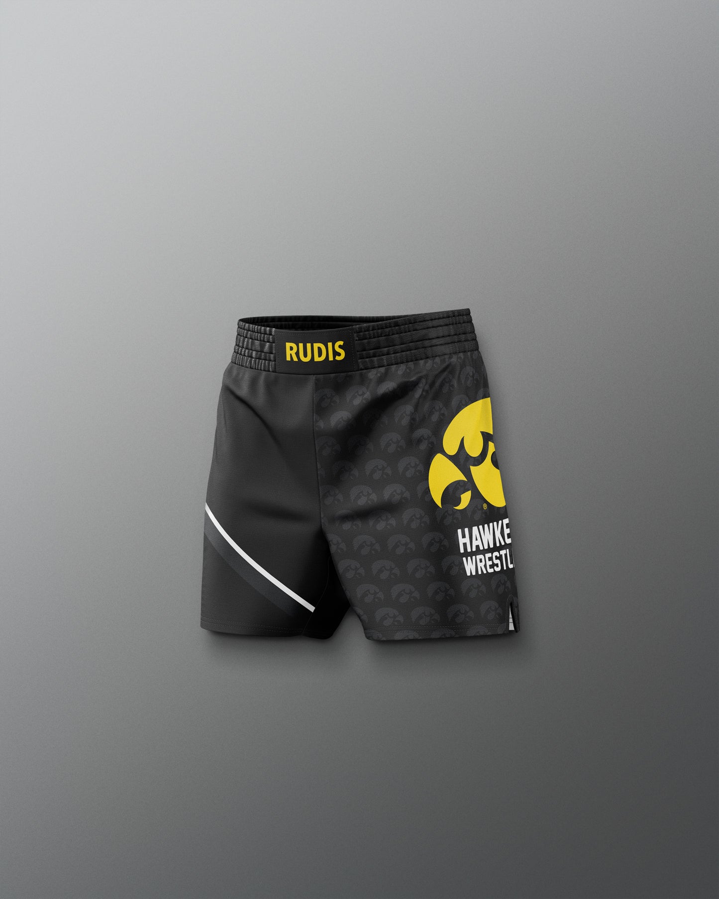 Short Elite sublimé pour jeunes Iowa Hawkeyes