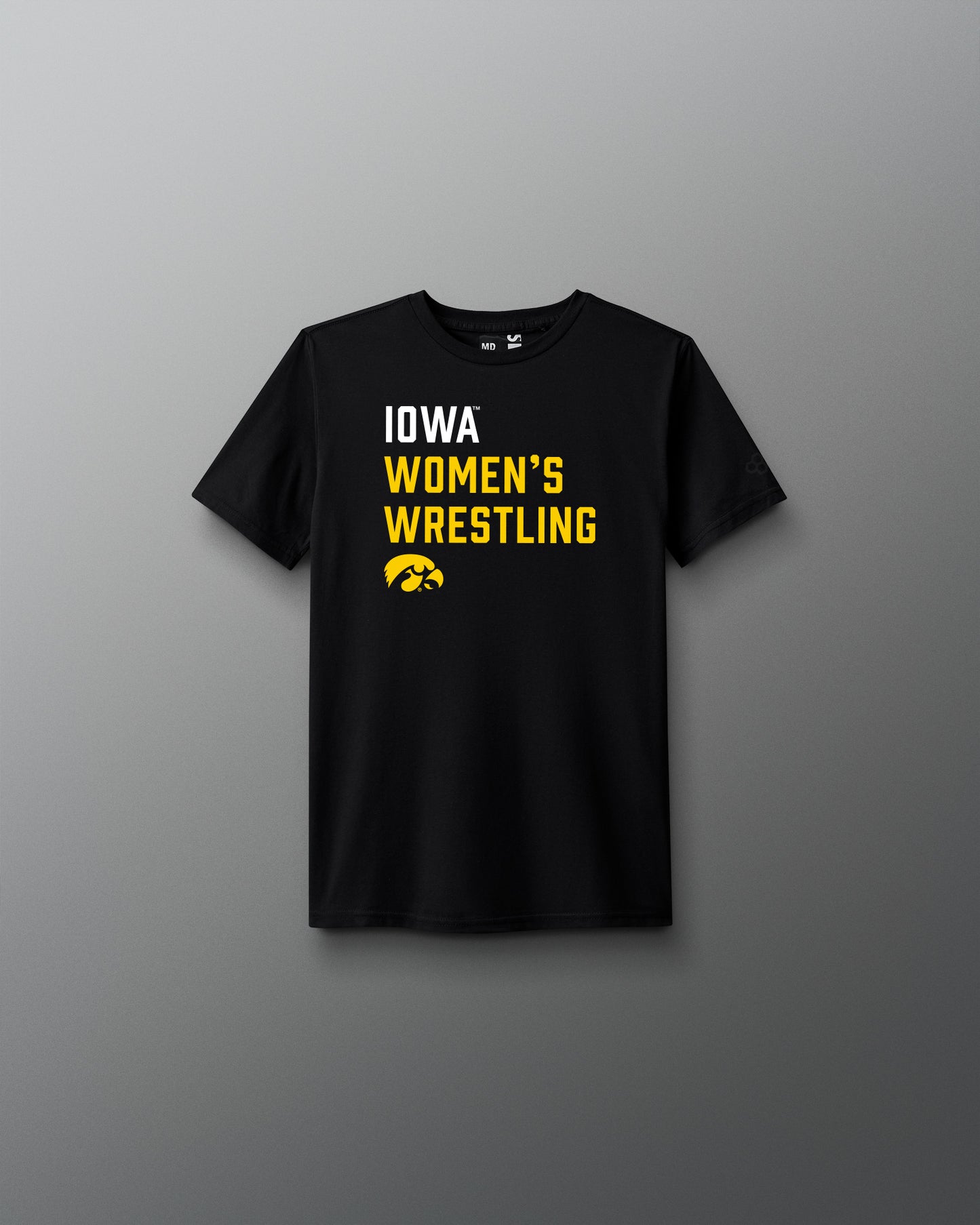Iowa Wrestling Stacked Girl's T-Shirt