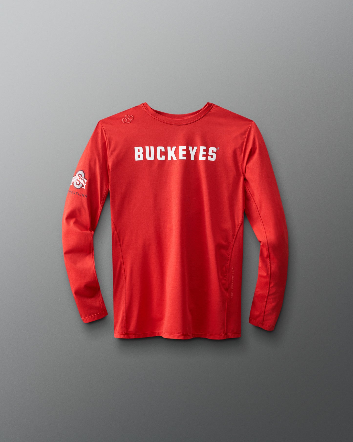 Buckeyes Performance Heather Youth Long Sleeve