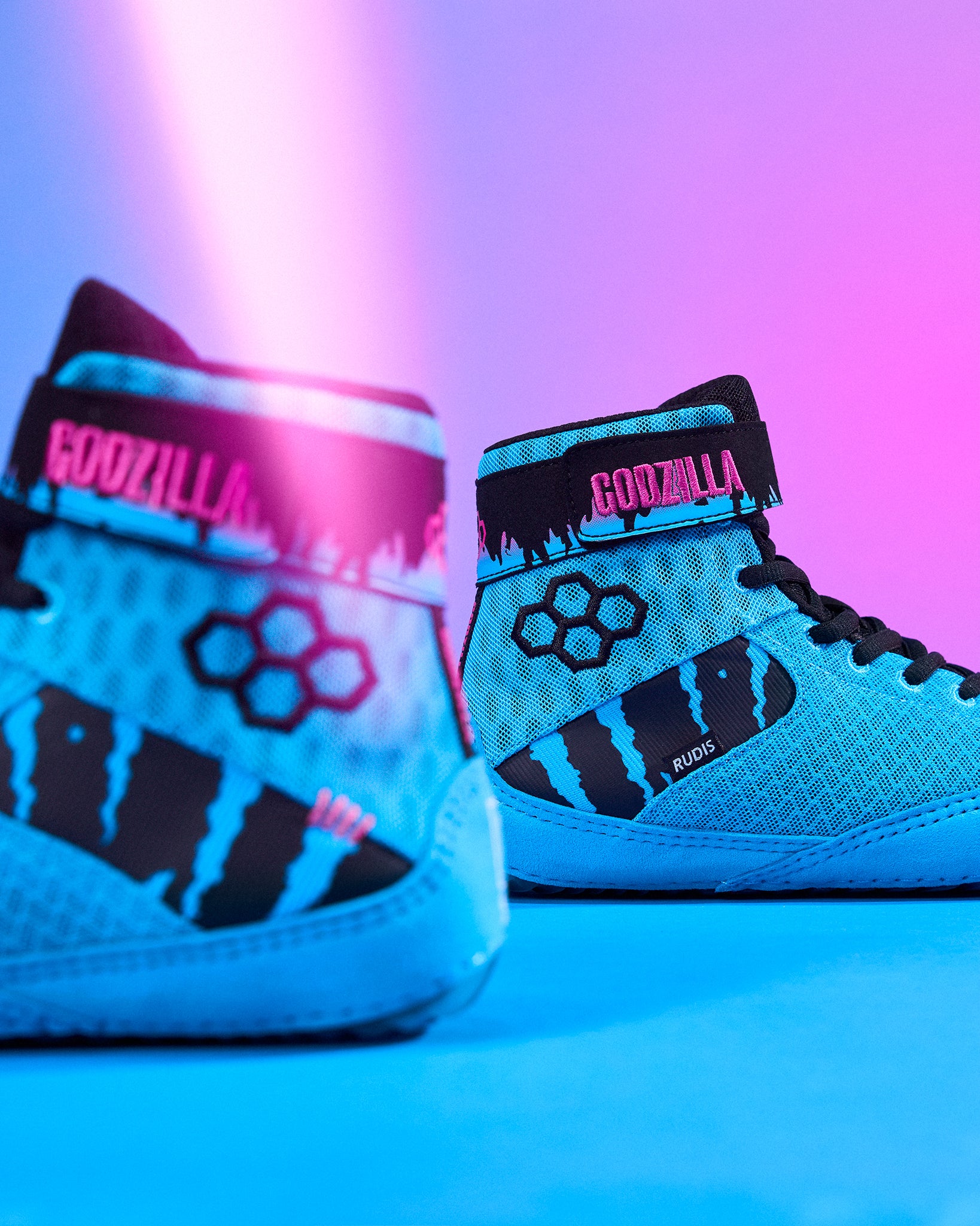 Godzilla Samurai Speed Youth Wrestling Shoes - Godzilla | RUDIS
