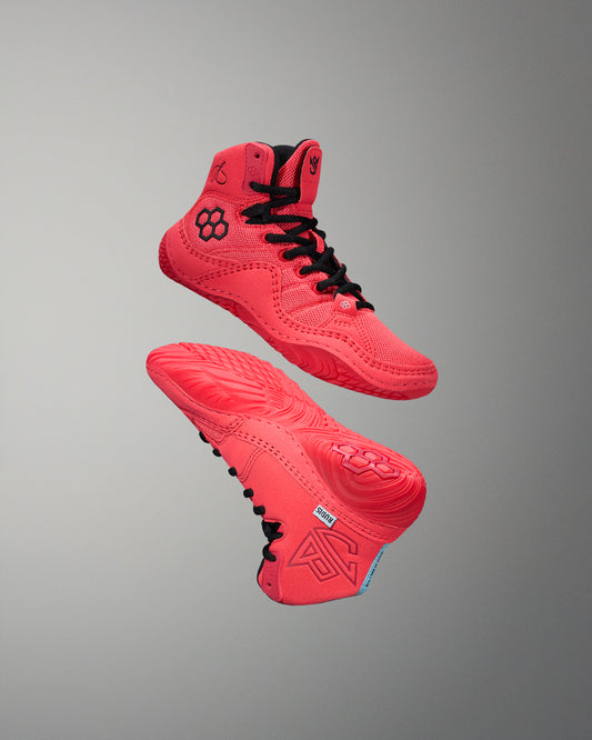 JB1 Youth Wrestling Shoes - Fire Red