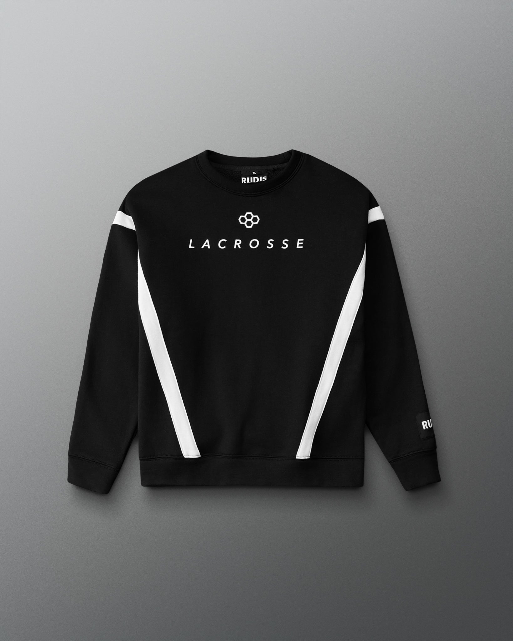 Youth Lacrosse Colorblock Crewneck | RUDIS