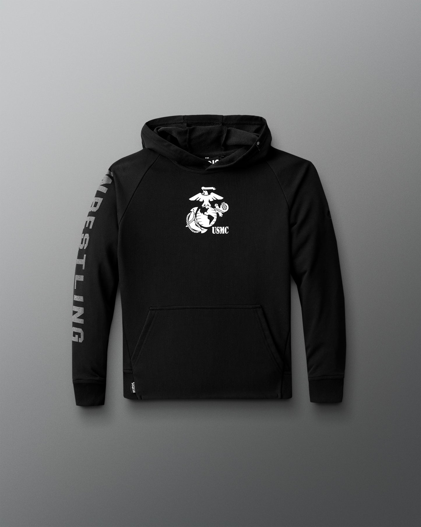 USMC Wrestling Emblem Youth Elite Terry Hoodie