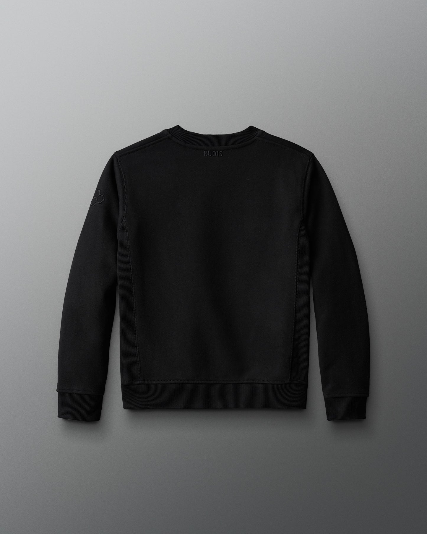 Pull ras du cou en polaire épaisse RUDIS Titan pour jeunes - Noir