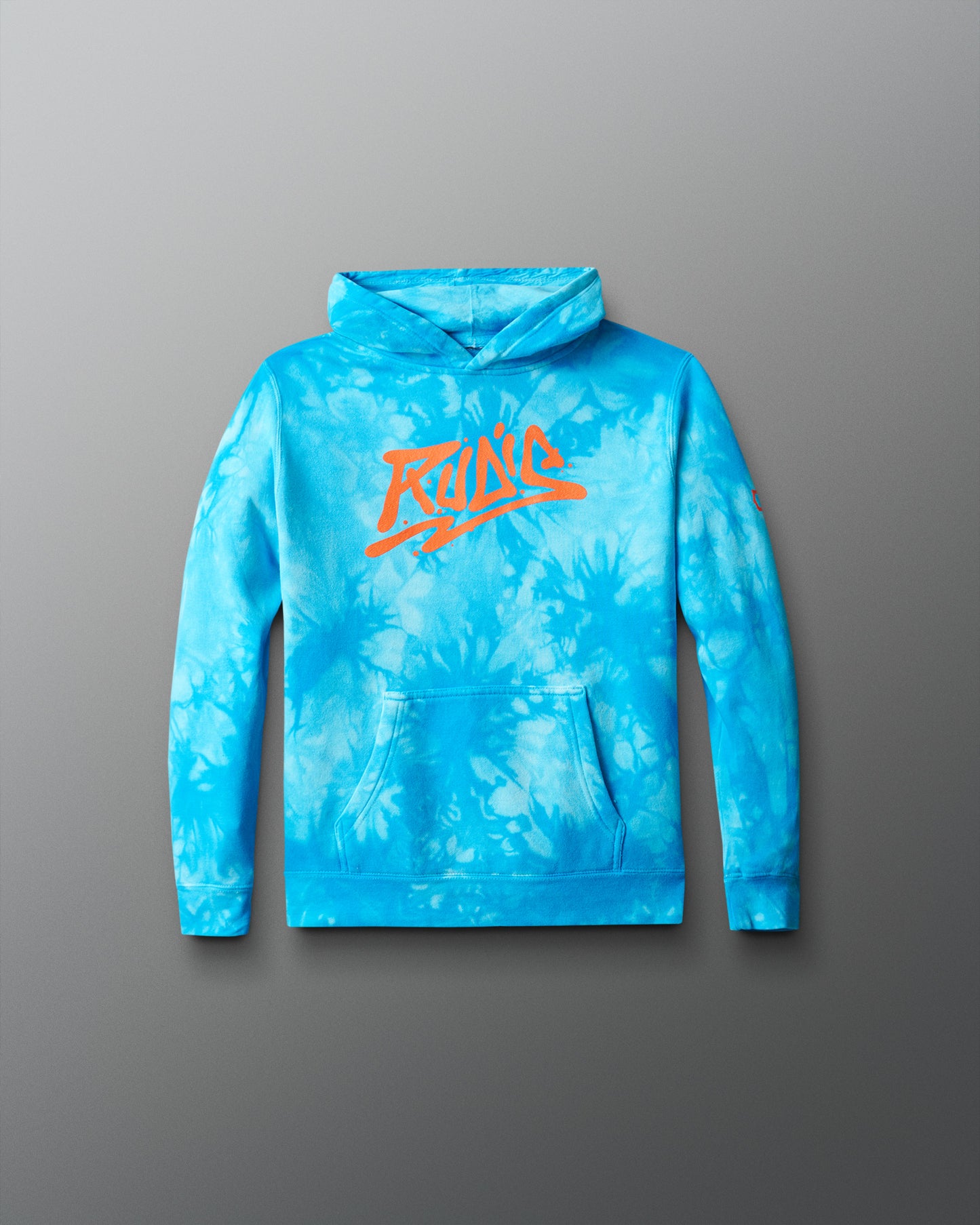 Graffiti Wordmark Tie-Dye Youth Hoodie