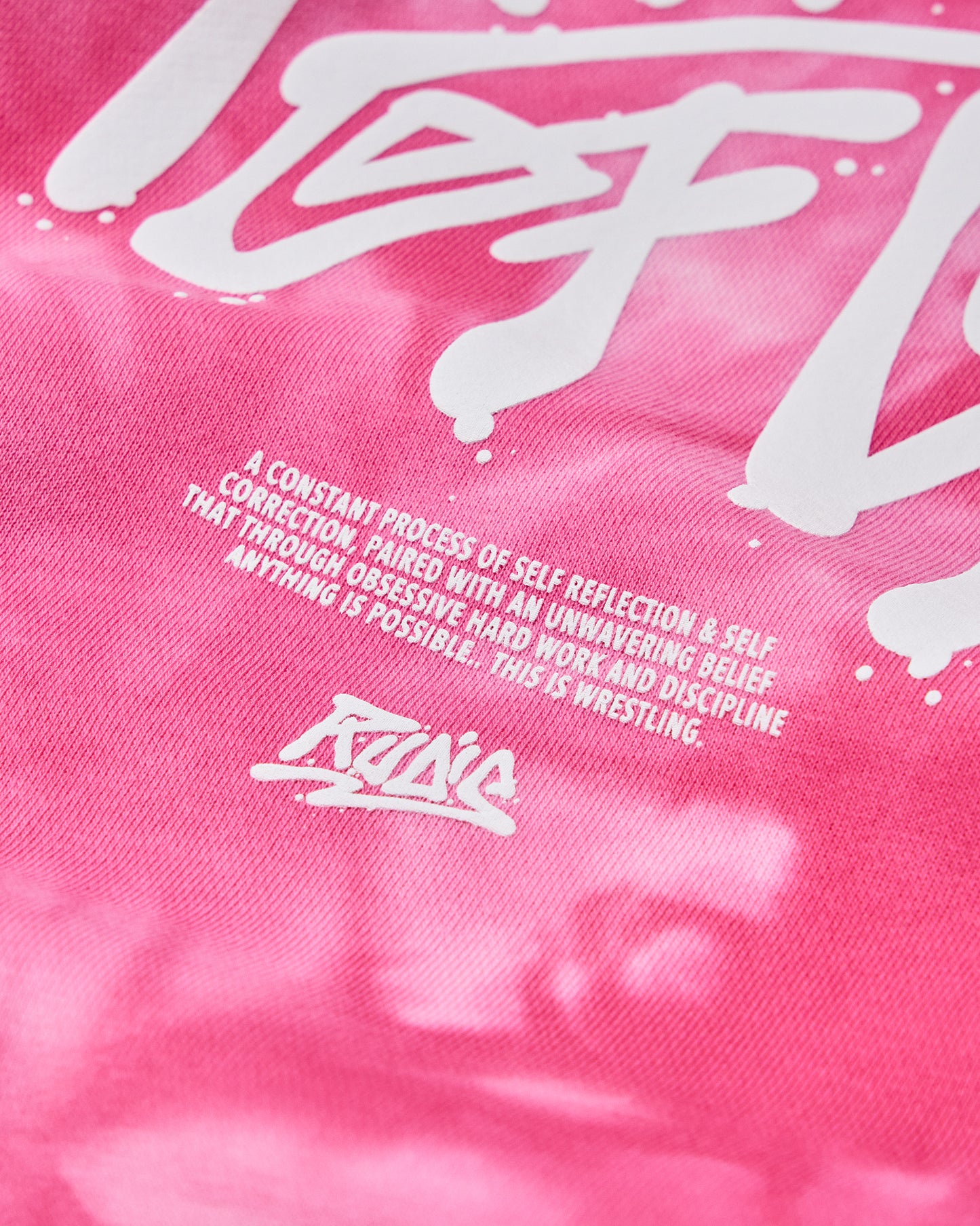 Graffiti Wordmark Tie-Dye Youth Hoodie