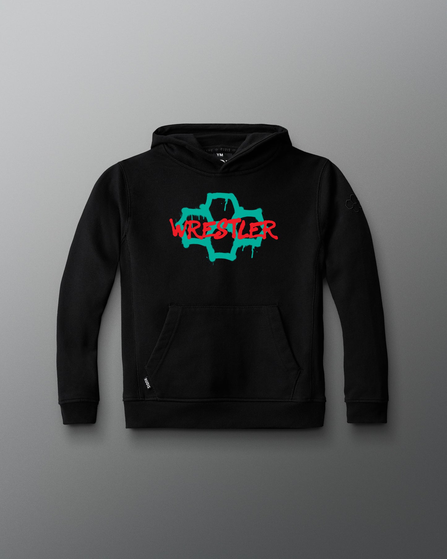 Graffiti Wrestler Youth Hoodie