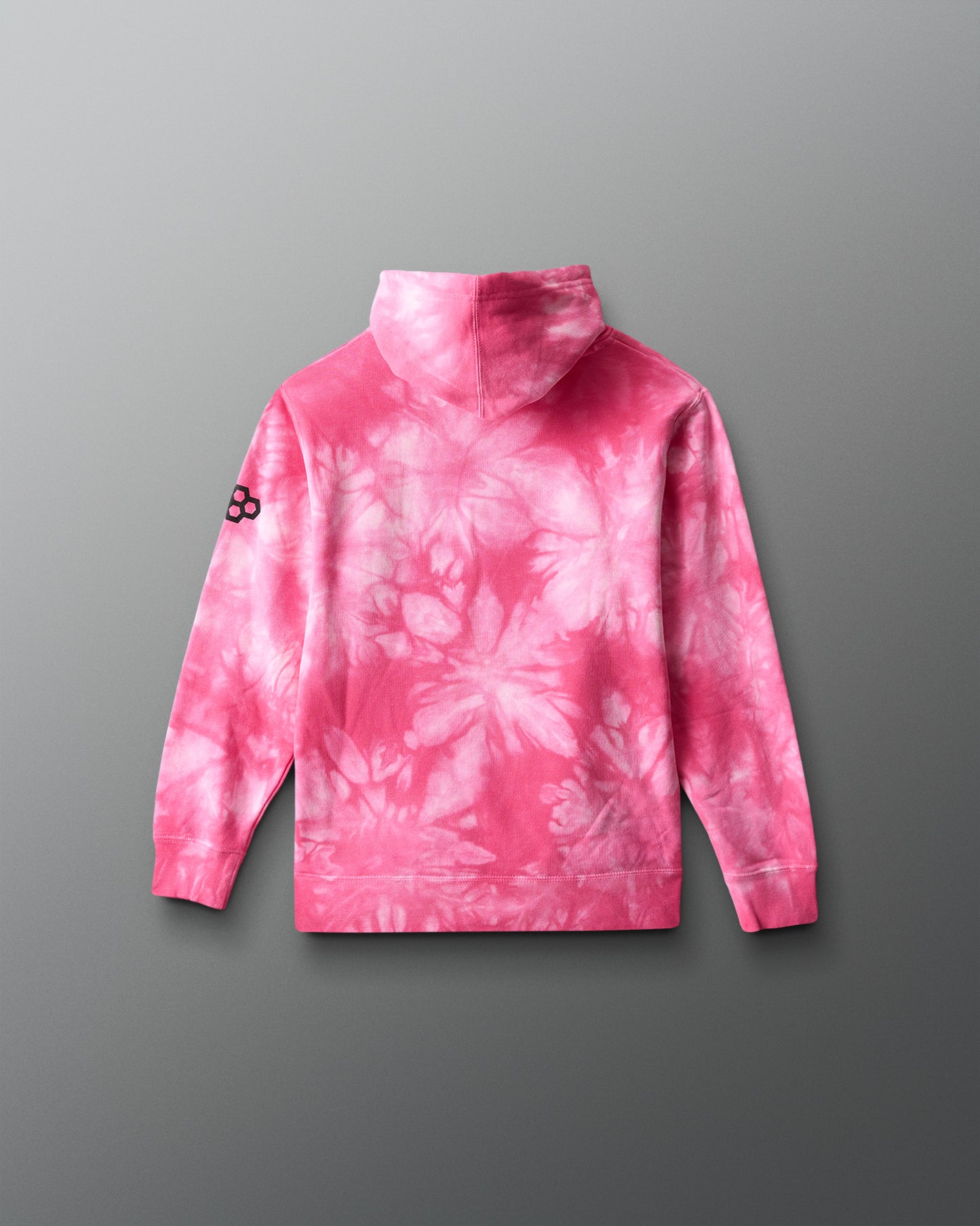 Sweat à capuche tie-dye pour enfant avec motif lutteuse