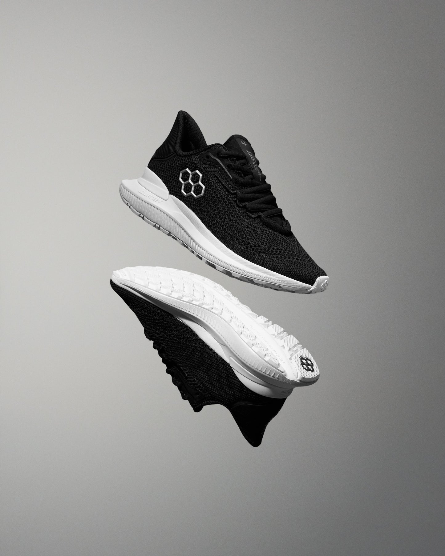 RUDIS Journey Knit Youth Training Shoes - Midnight White