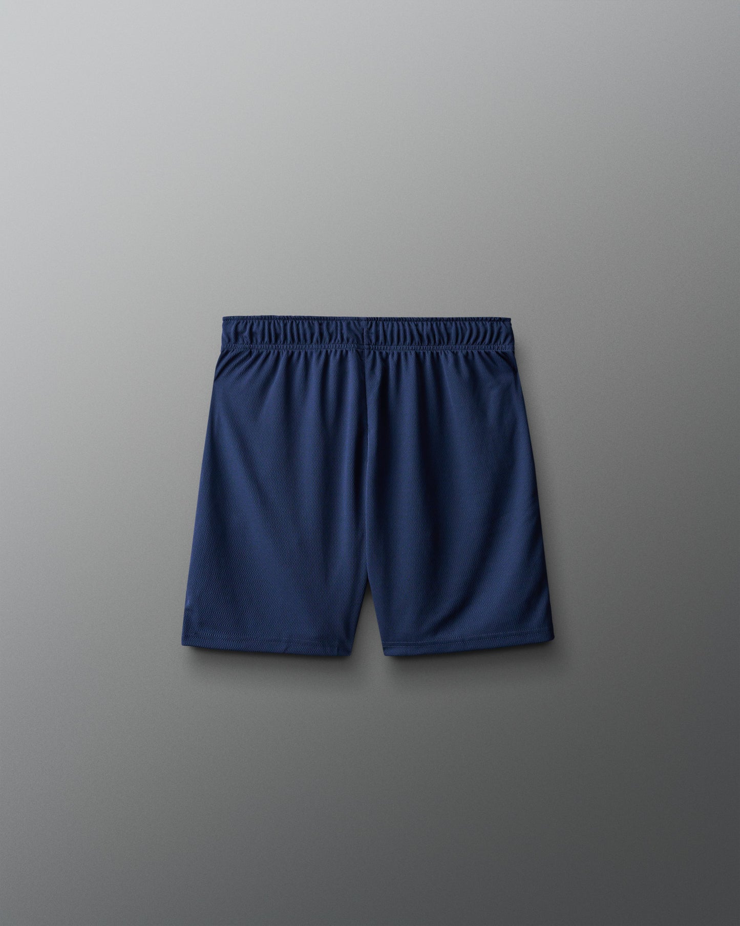 Blue shorts on a gray background