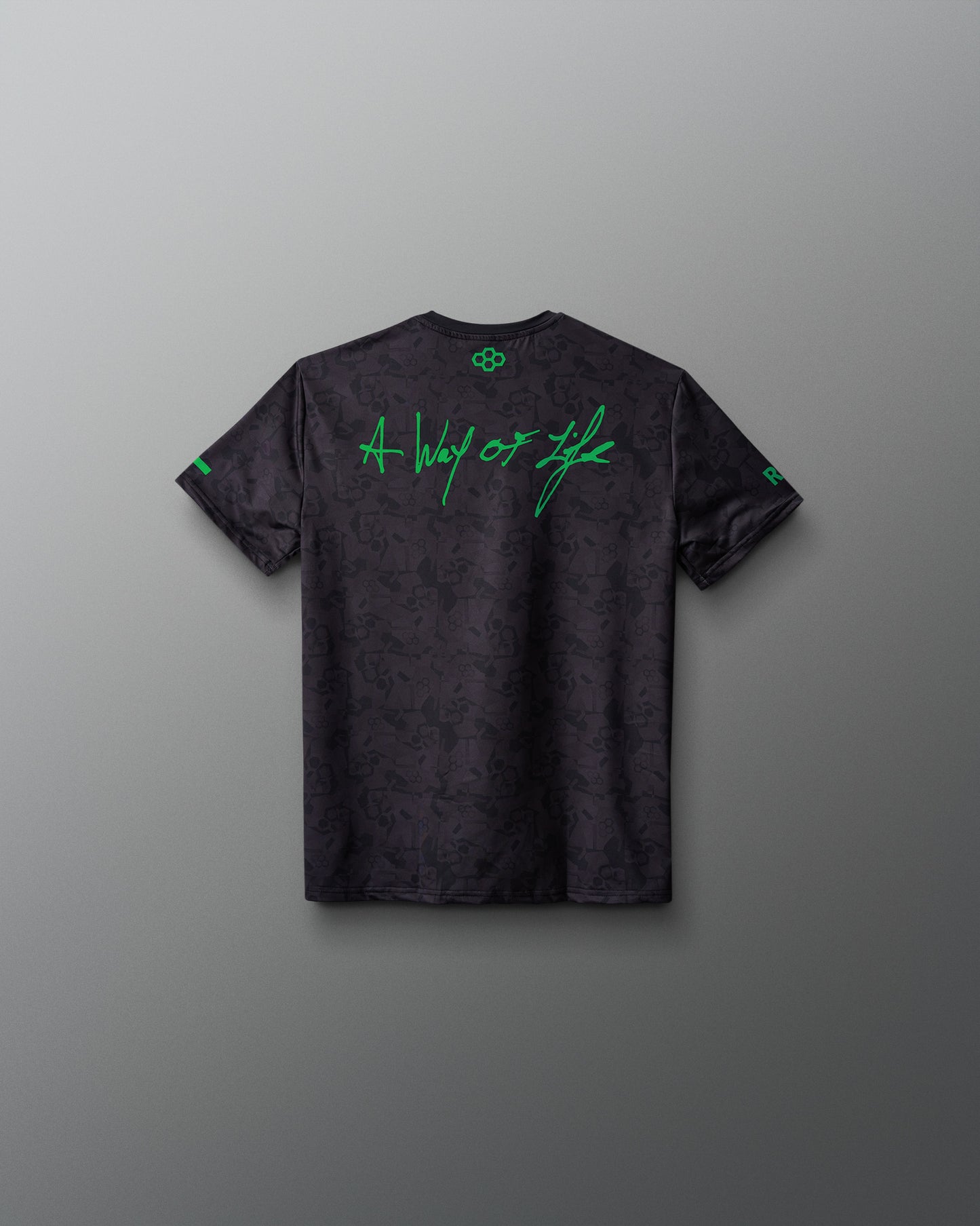 Wrestling Wordmark Black Camo Youth Sublimated T-Shirt
