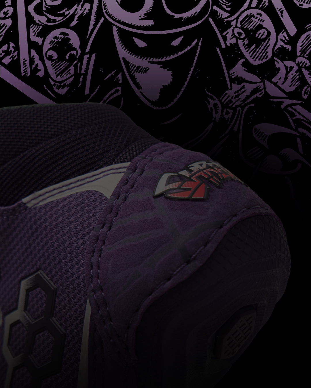 TMNT Colt 4.0 Youth Wrestling Shoes - Shredder | RUDIS
