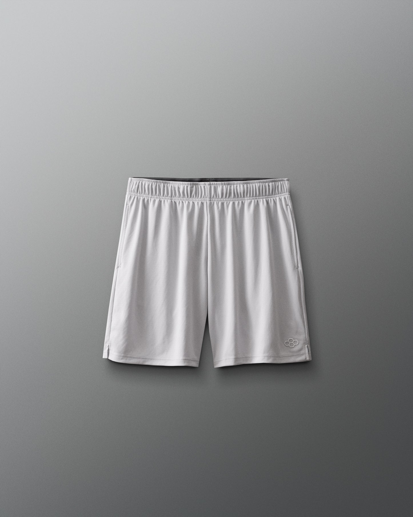 Short en maille RUDIS 6" 2.0 pour jeunes - Gris lunaire