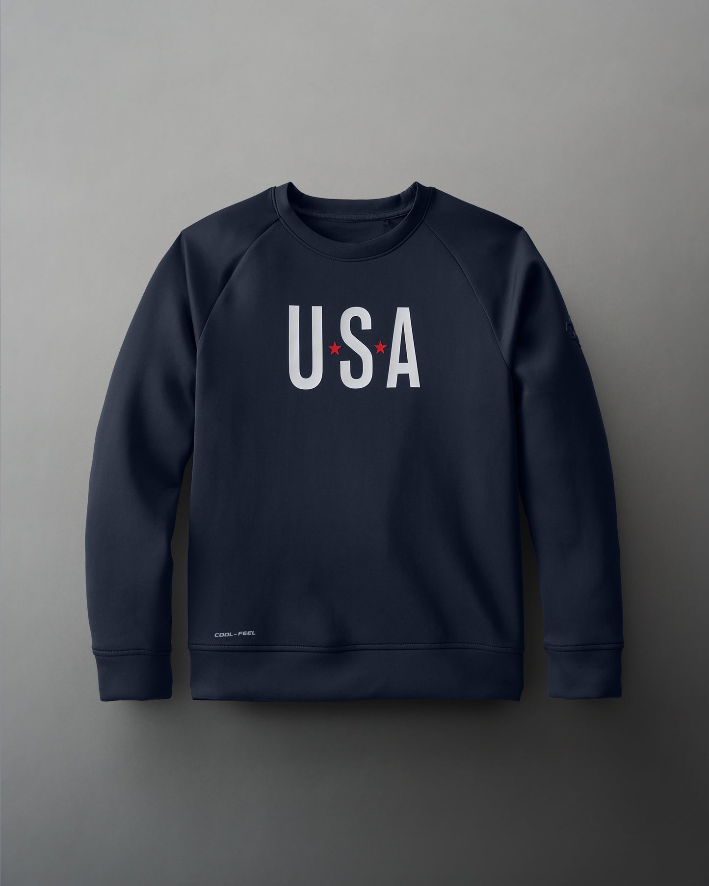 USA COOL-FEEL Youth Crewneck