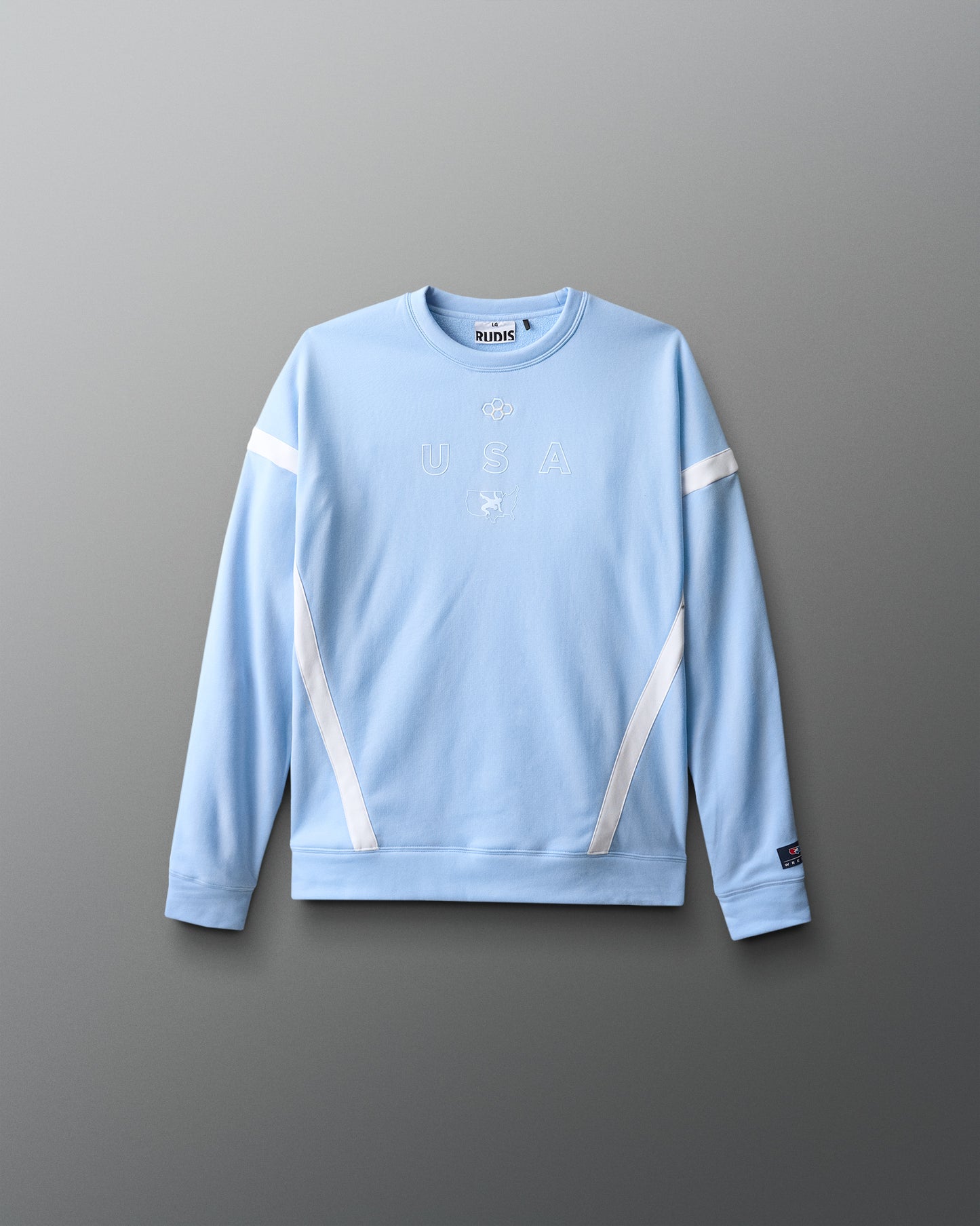 USA Wrestling Youth Colorblock Crewneck