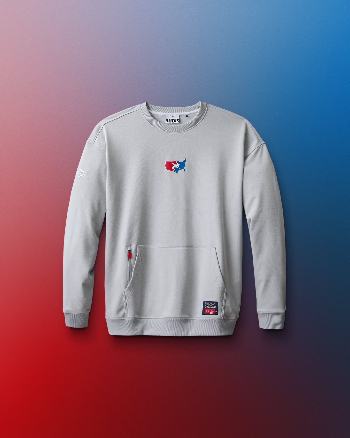 USA Wrestling Youth Luxe Terry Crewneck