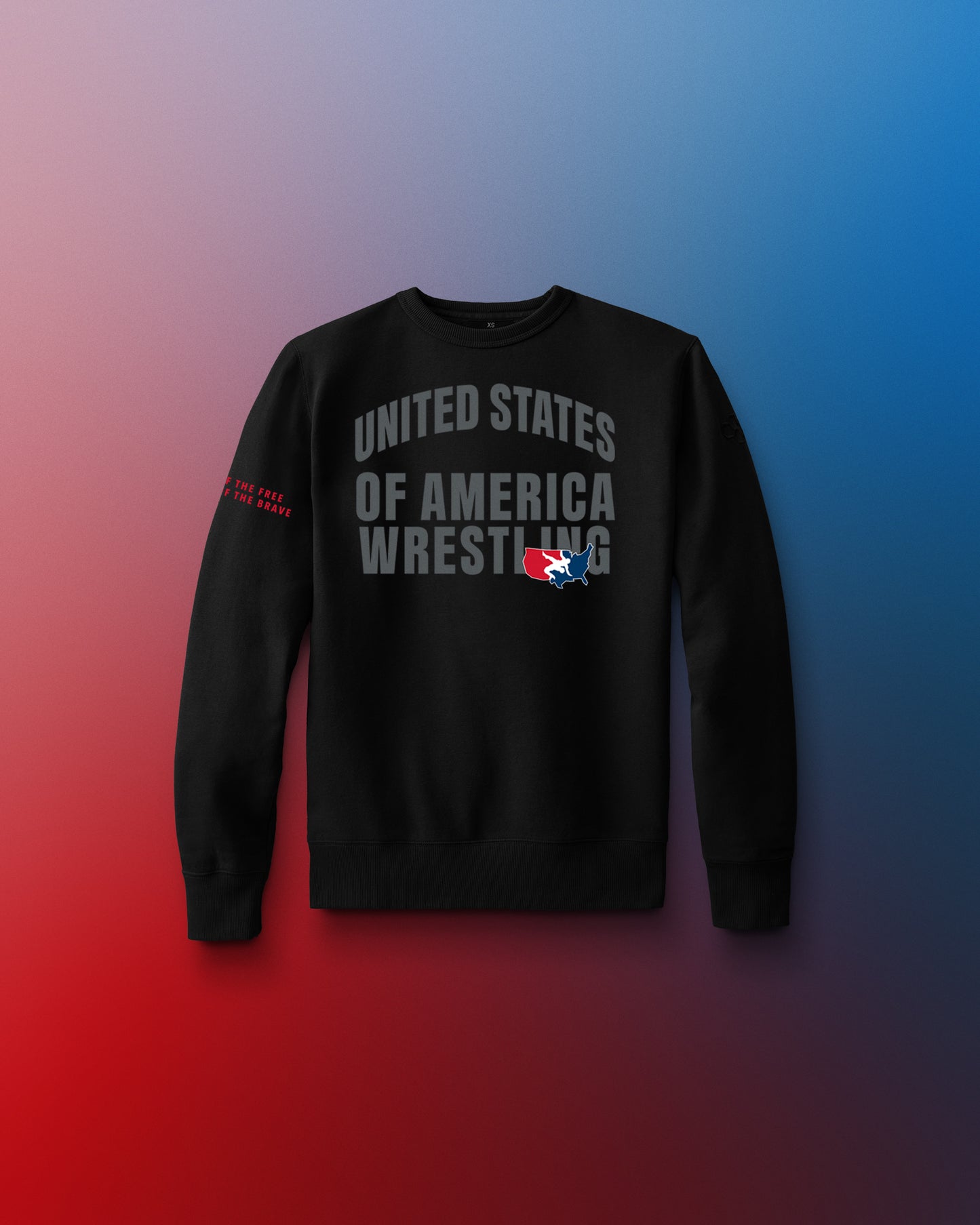 United States of America Comfort Fleece Youth Crewneck