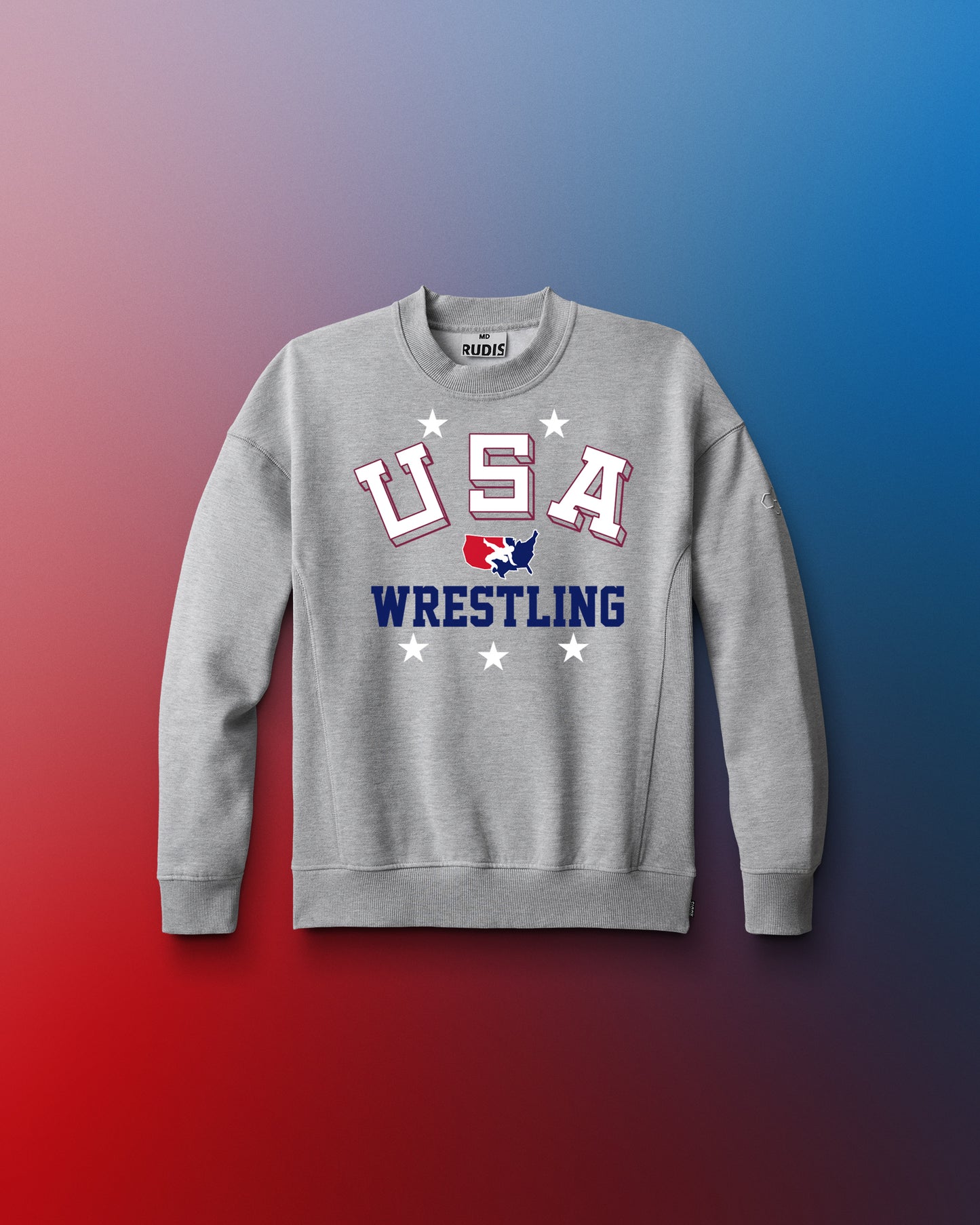 USA Wrestling Retro Youth Titan Heavyweight Crewneck