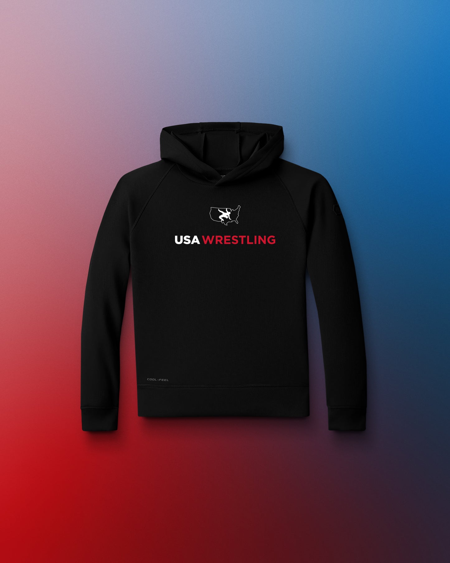 USA Wrestling Logo COOL-FEEL Youth Hoodie