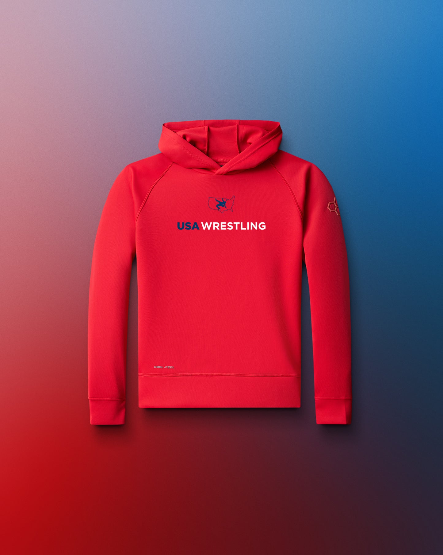 USA Wrestling Logo COOL-FEEL Youth Hoodie