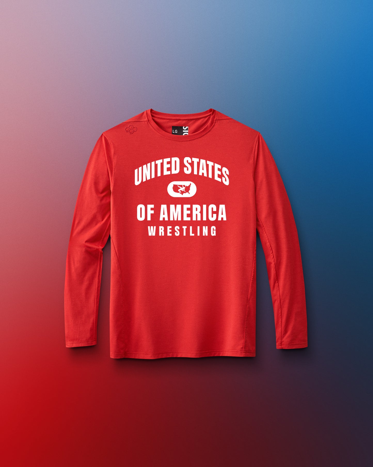 United States of America Wrestling Youth Performance Long Sleeve