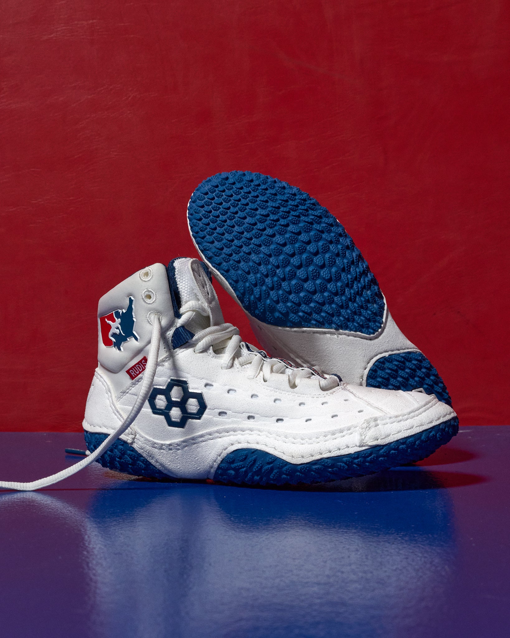 USA Wrestling SF-Tbilisi 2.0 Youth Wrestling Shoes - USA White | RUDIS