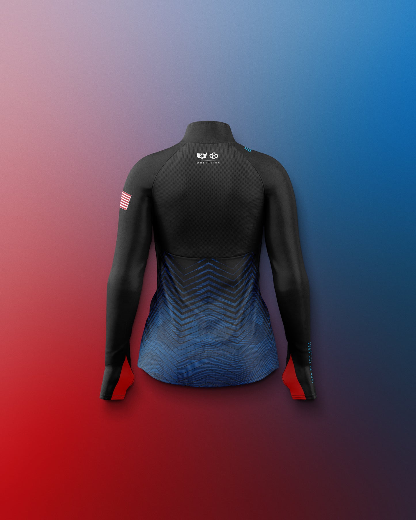 USAW Girl's Sublimated 1/4 Zip