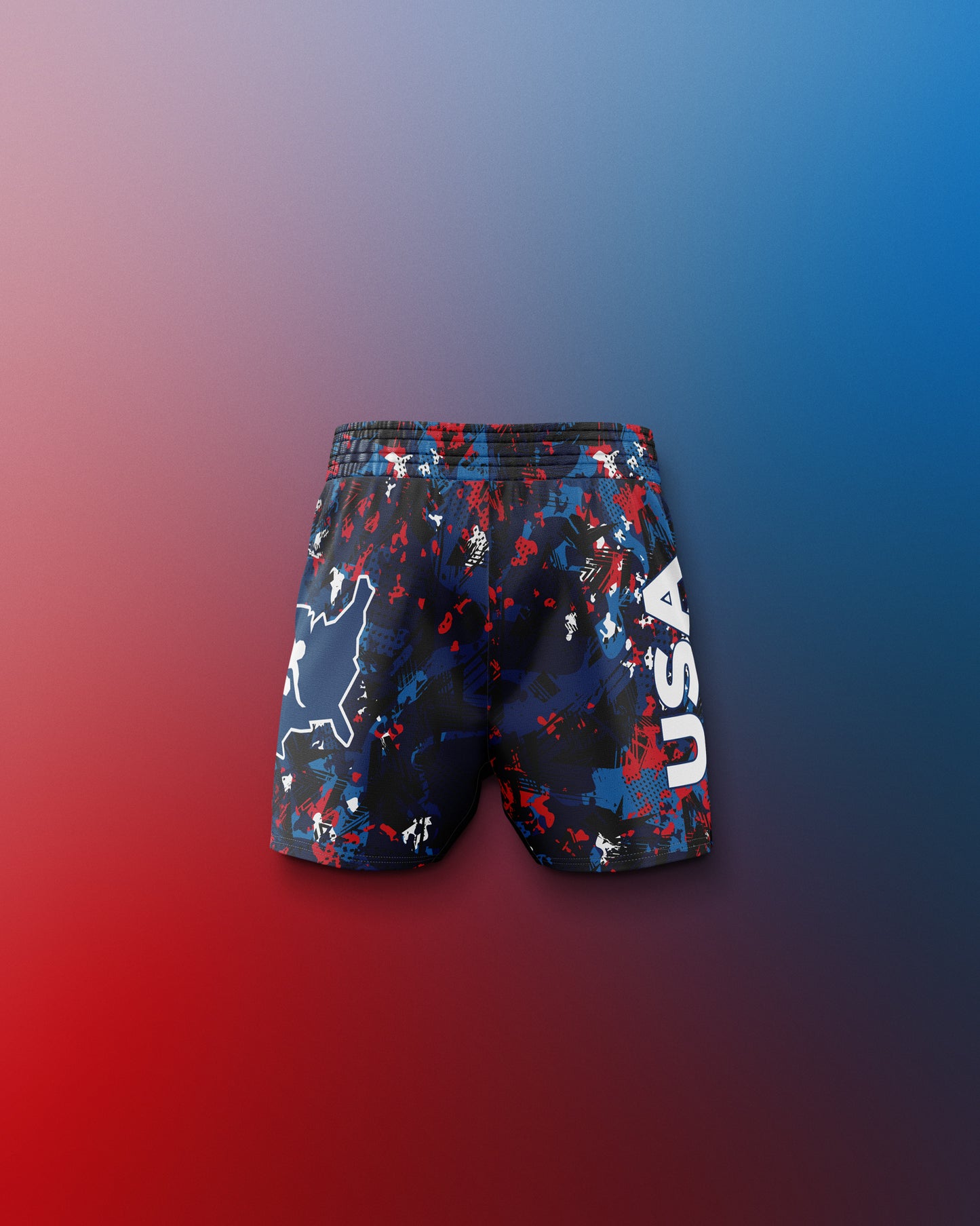 USAW Scatter Icon Youth Sublimated Shorts
