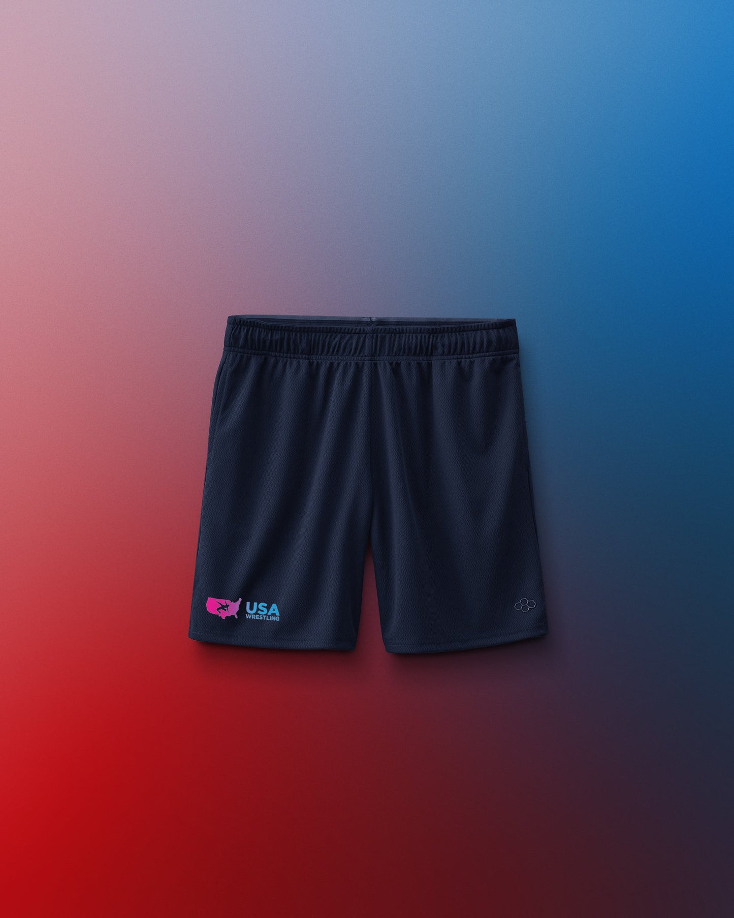 USA Wrestling Gradient 6" Youth Mesh Shorts