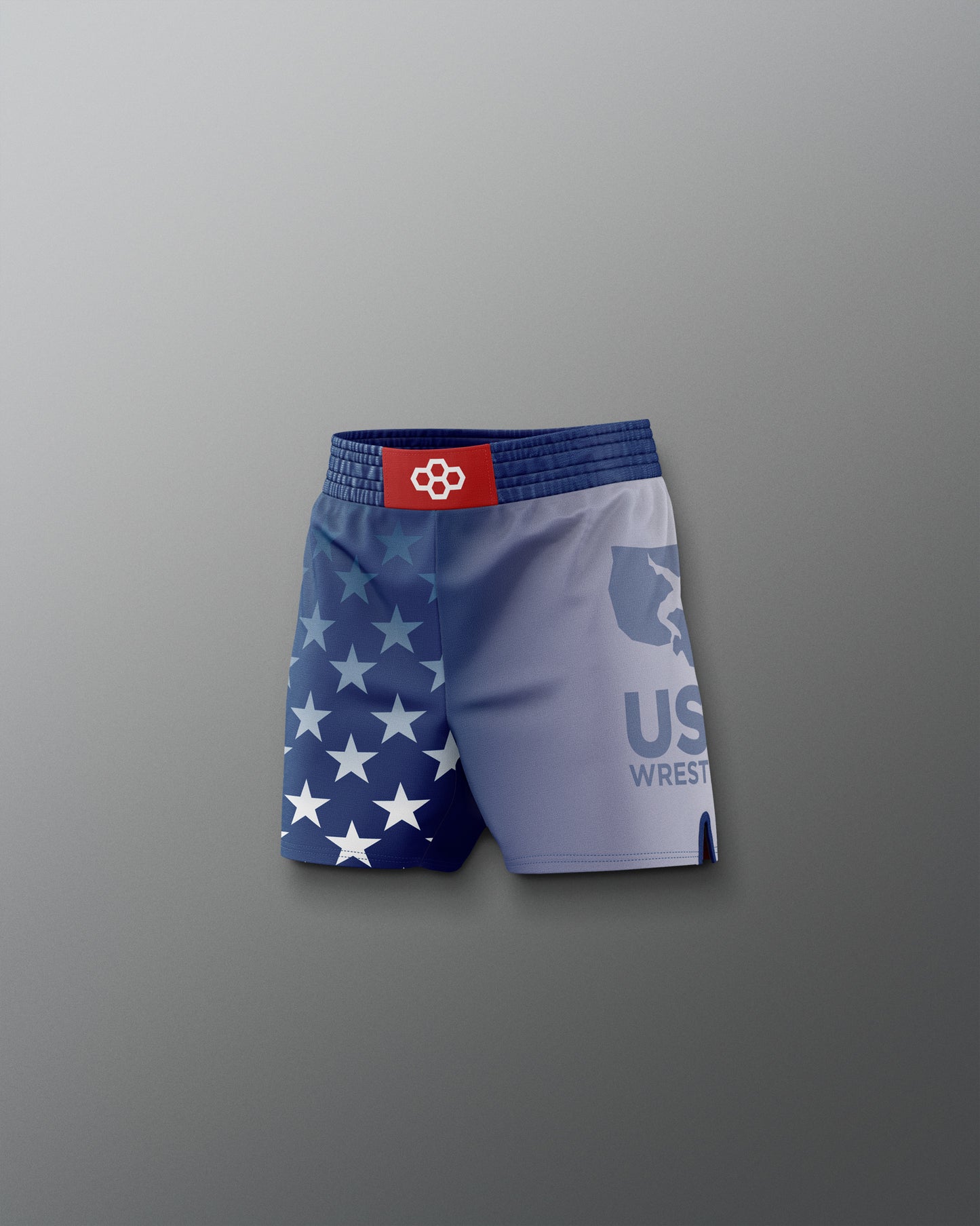 USA Wrestling Flag Youth Sublimated Shorts