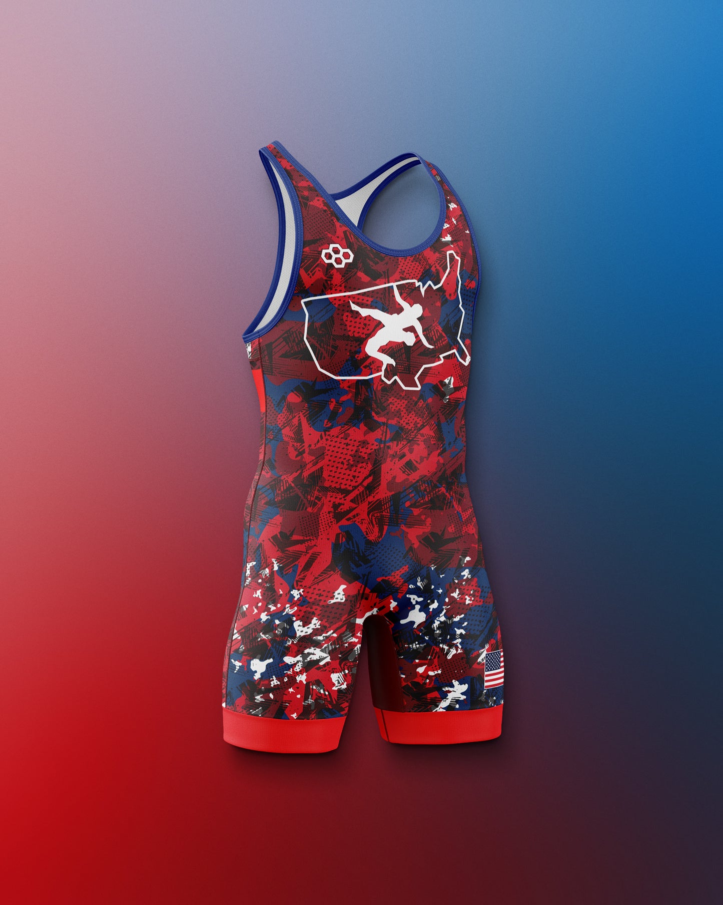 USAW Scatter Icon Boy's 2.0 Elite Singlet