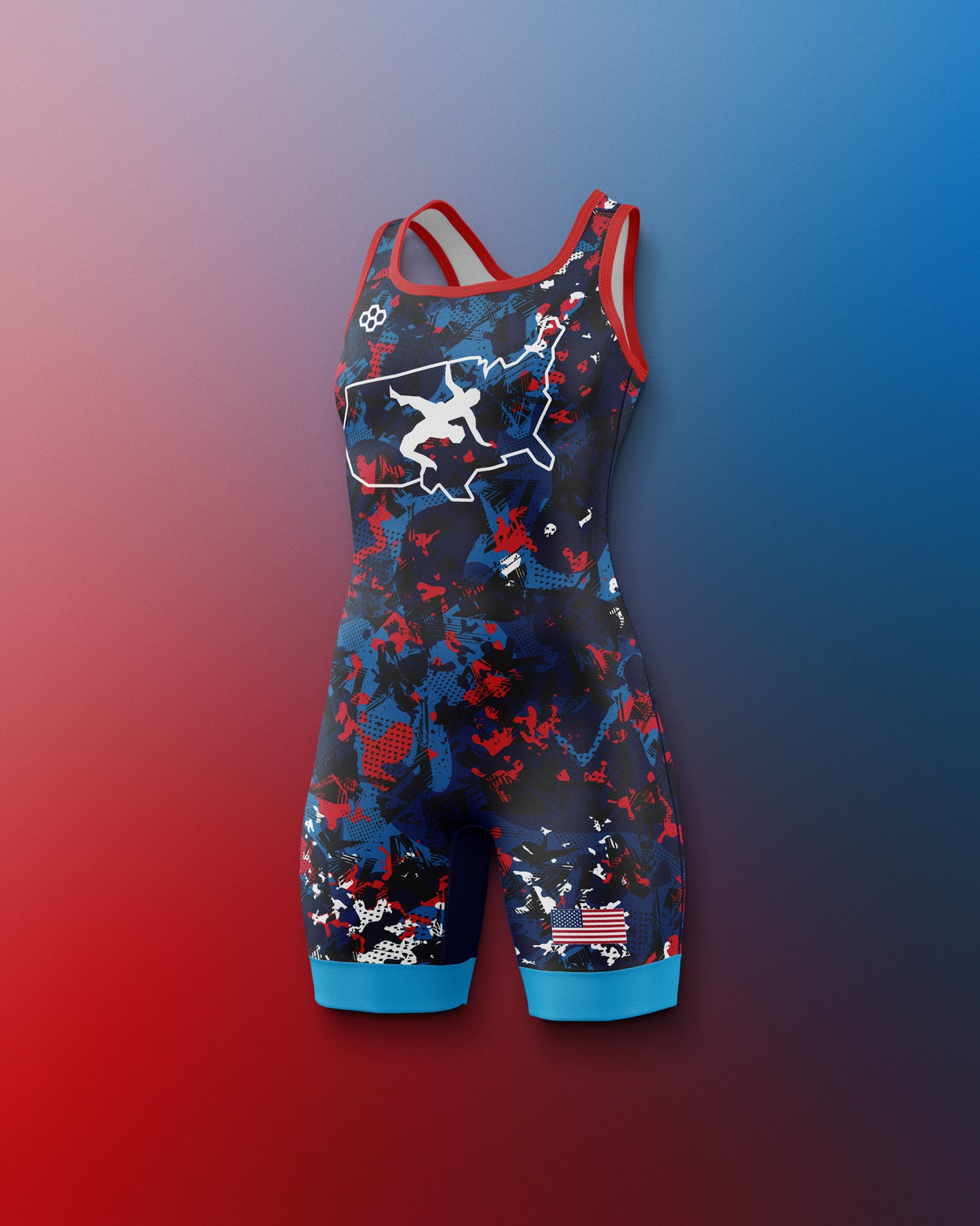 USAW Scatter Icon Girl's 2.0 Elite Singlet
