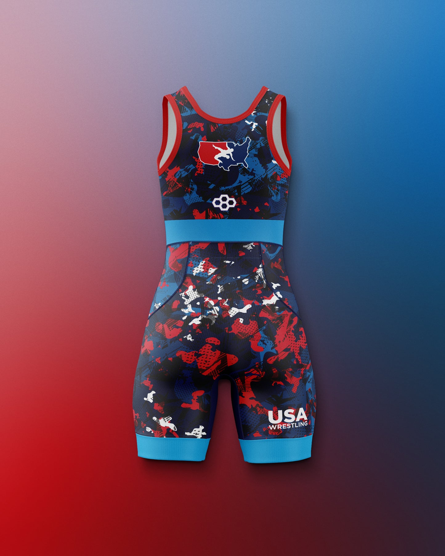 USAW Scatter Icon Girl's 2.0 Elite Singlet